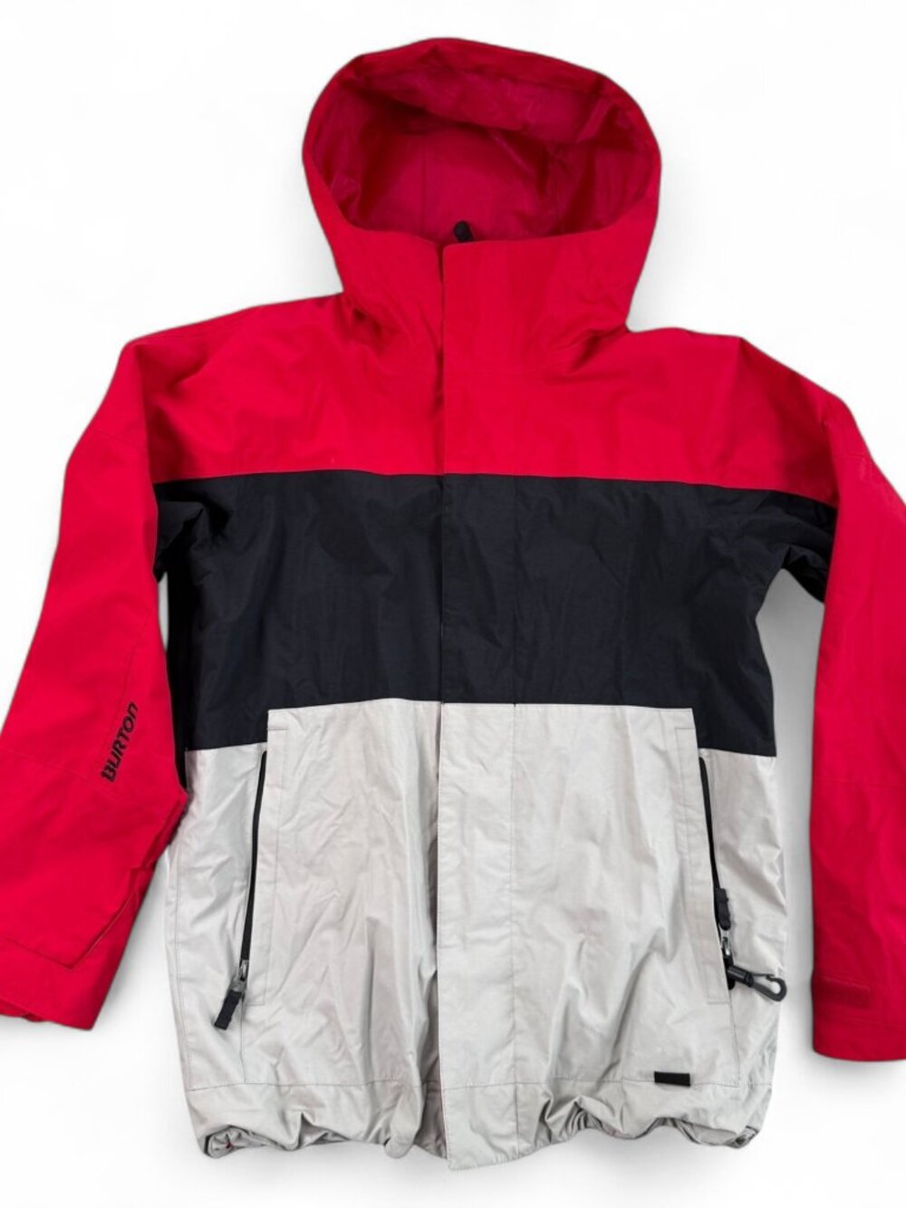 Burton Dryride Men's Snowboard Jacket Red Size S Powder Skirt